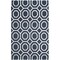 Safavieh Cedar Brook Hand Loomed Rectangle Area Rug, Navy and Silver - 5 x 8 ft. CDR268M-5 - alternate 1